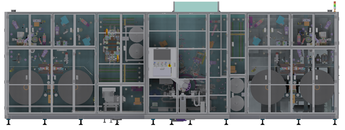 标准制程设备&mdash;激光模切卷绕一体机